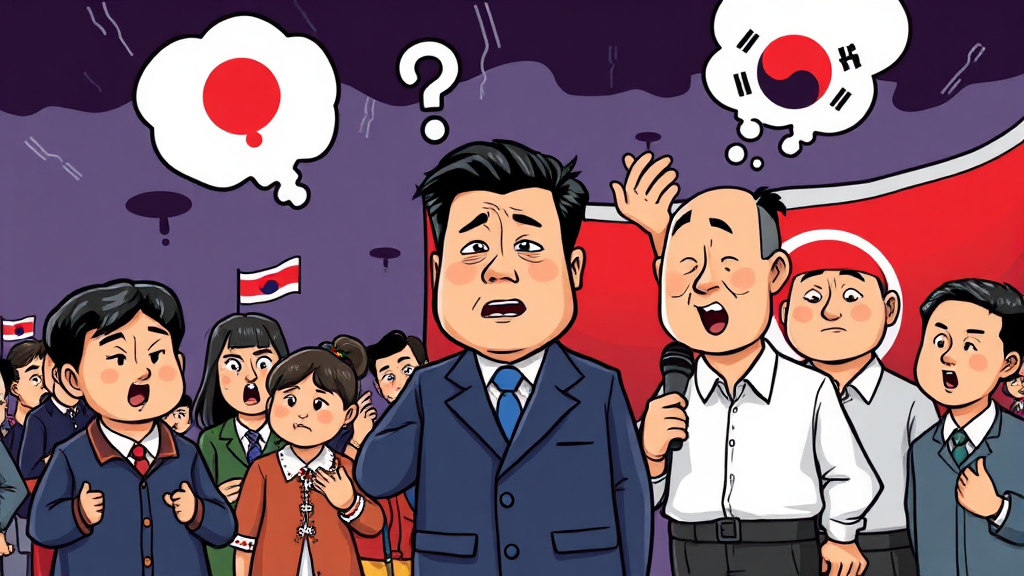 국내 정치, 여전히 혼란? (cartoon 스타일)