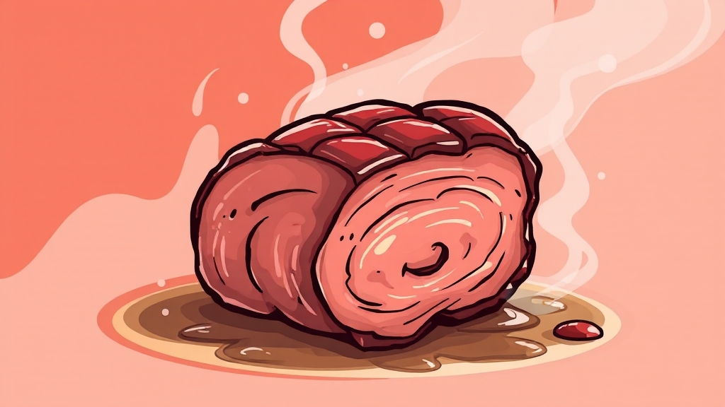 돼지고기 부위 선택 꿀팁 (cartoon 스타일)