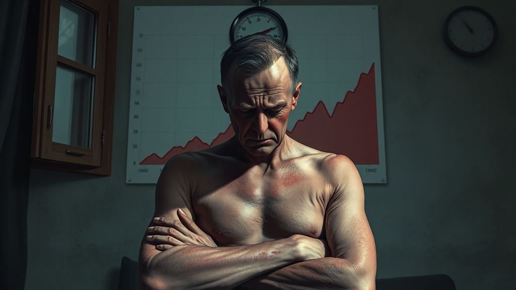 염증 수치 높을 때 나타나는 신호와 원인 (realistic 스타일)