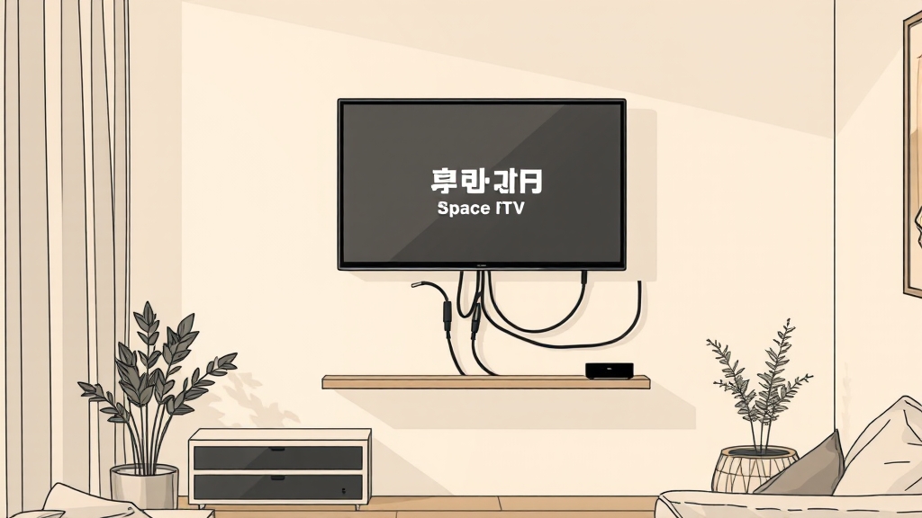 대구 벽걸이 TV 설치, 업체 선정 노하우 대방출! (illustration 스타일)