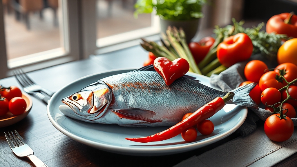 혈관 건강 식단 관리 (realistic 스타일)