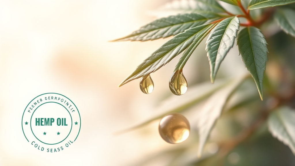 나에게 맞는 대마종자유 제품 선택 가이드 (watercolor 스타일)