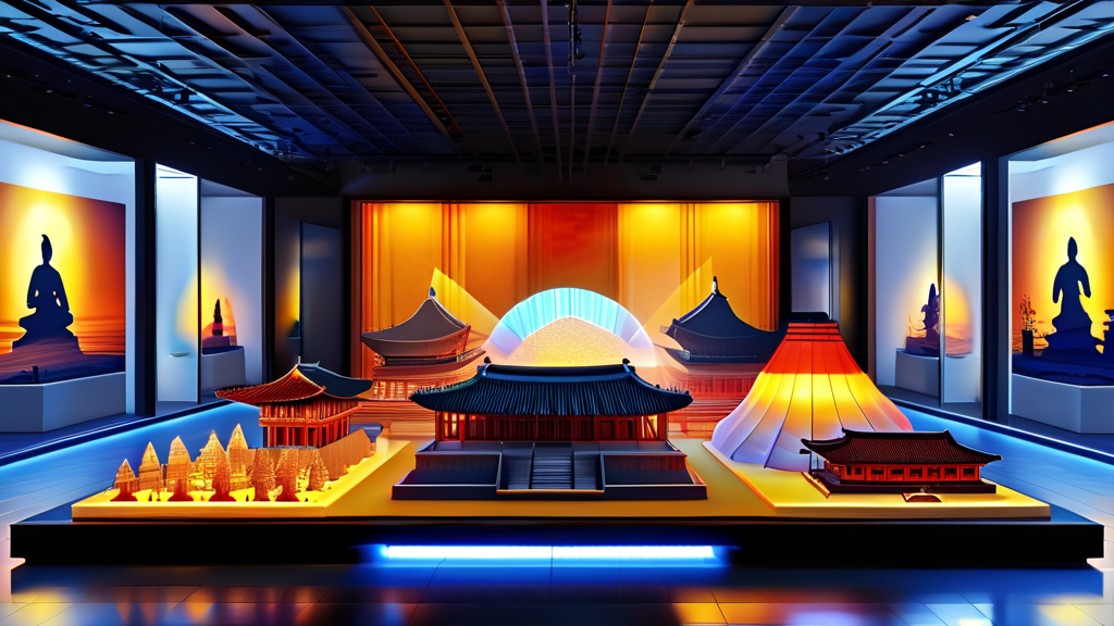 DDP ‘헤리티지 더 퓨처 판타지’ 전시: 우리 문화유산의 현대적 재해석 (realistic 스타일)