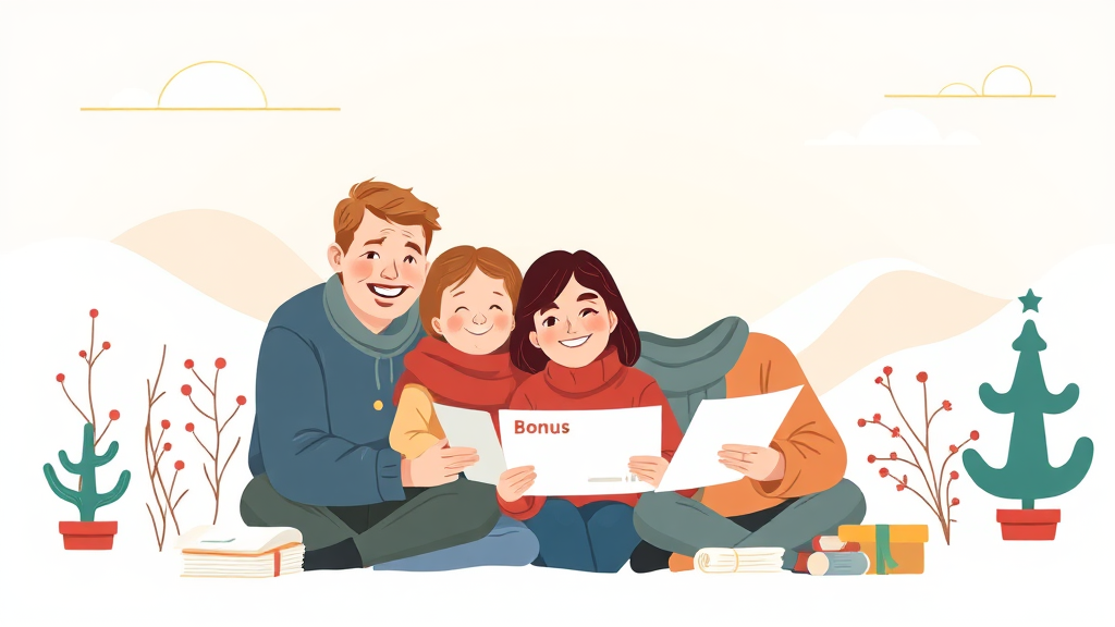 연말정산, 꼼꼼히 준비하세요! (illustration 스타일)