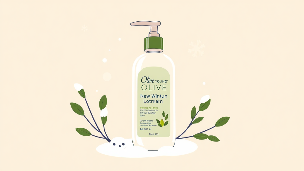 겨울철 피부, 바디로션 선택 A to Z 8 올리브영 신상 비교 (illustration 스타일)