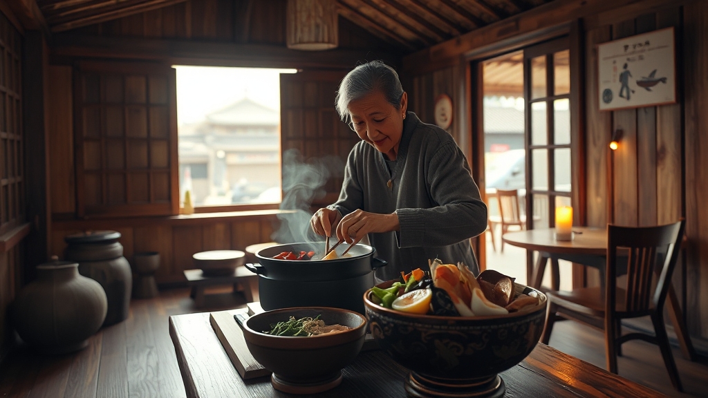 미근동 우리집 순두부: 맛집 소개 (realistic 스타일)