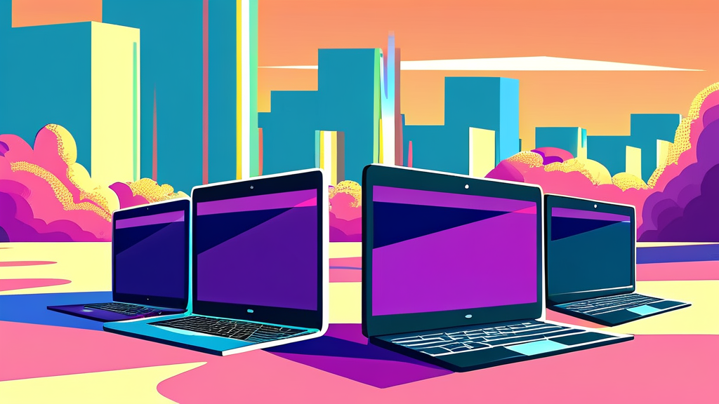 왜 리퍼연구소인가? 중고 노트북/아이패드 구매의 새로운 기준 (cartoon 스타일)