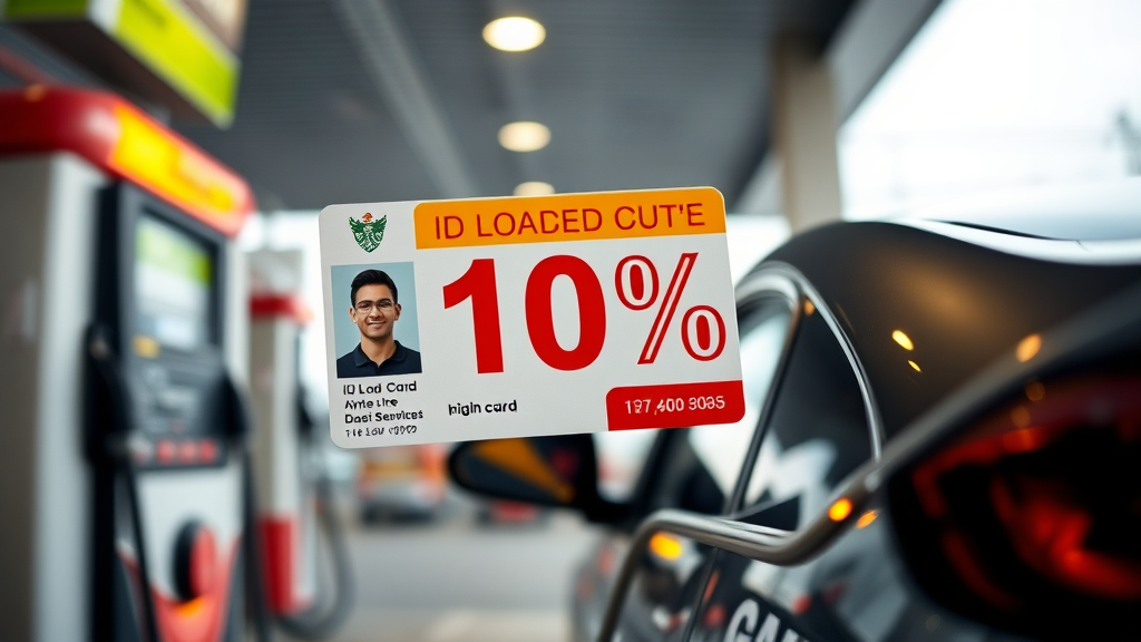 ID 로드, 주유 특화 혜택 집중 분석 (realistic 스타일)