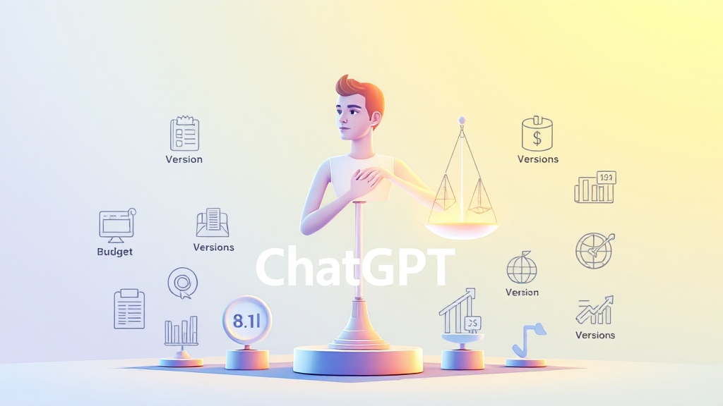 챗GPT, 현명하게 선택하세요 (illustration 스타일)