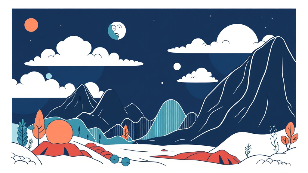 코스피 5000 시대, 시장 대응 방법 (illustration 스타일)