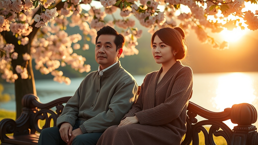 보천호수마을의 상징 (realistic 스타일)