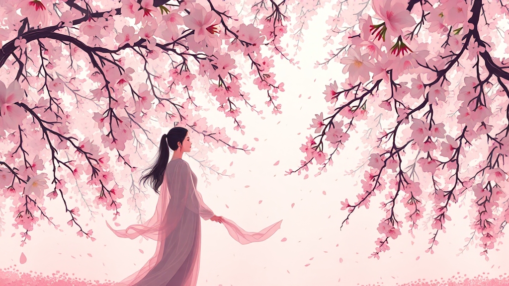 모르는 사람과 사귀는 꿈 (illustration 스타일)