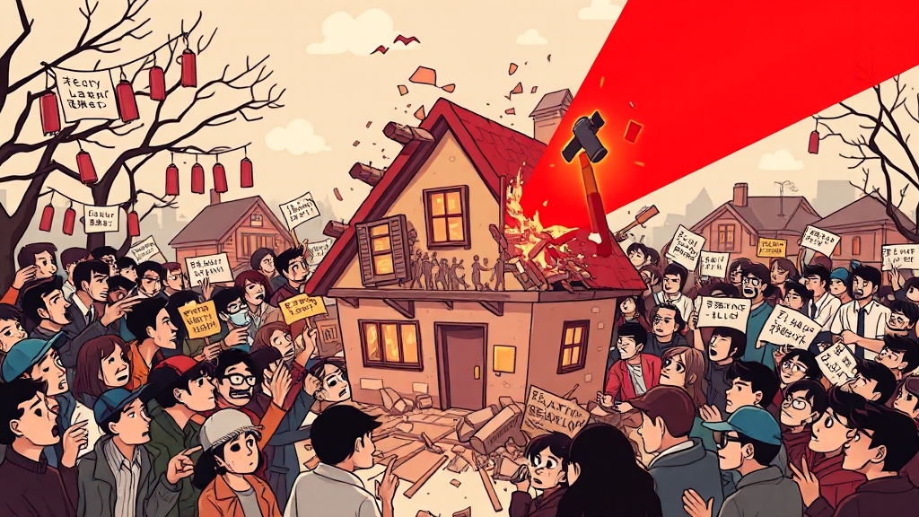 소유권 이전 조건부 전세대출 문제점 (cartoon 스타일)