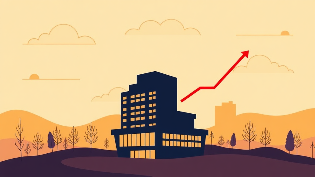 부동산 서비스업 지형 변화 (illustration 스타일)