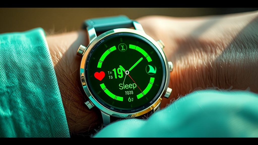 워치7 그린: 건강 관리 활용법 (realistic 스타일)