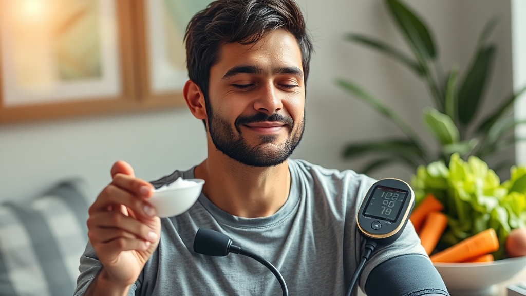 혈압 낮추는 생활 습관 10가지 (realistic 스타일)