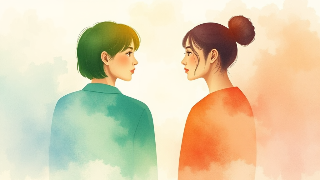 월세 지원 vs 세액공제 (watercolor 스타일)