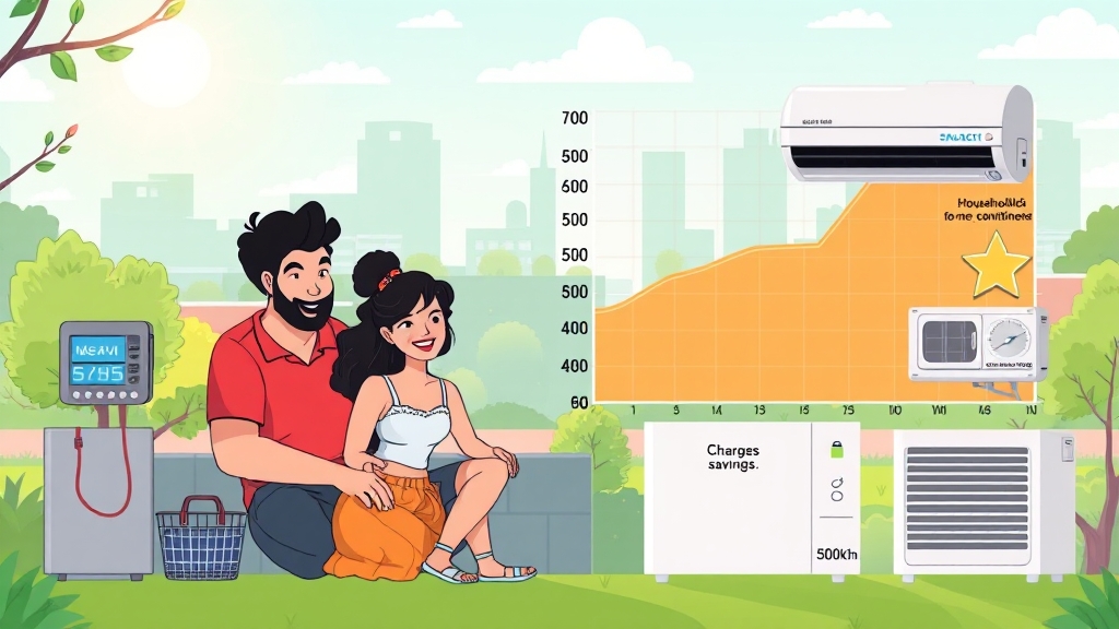 누진제와 절약 제도 활용 (cartoon 스타일)