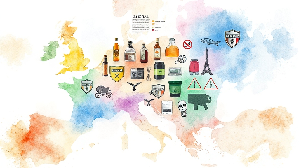 관세, 왜 내야 할까? (watercolor 스타일)