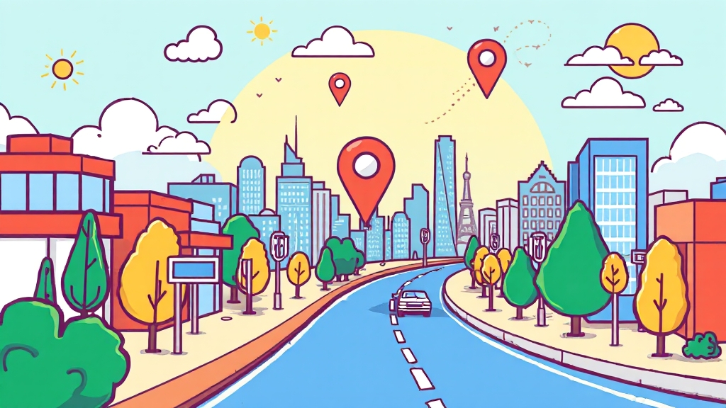 Gemini AI 내비게이션 (cartoon 스타일)