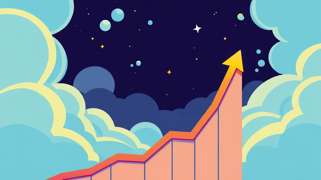 실적 분석 및 성장 전망 (cartoon 스타일)