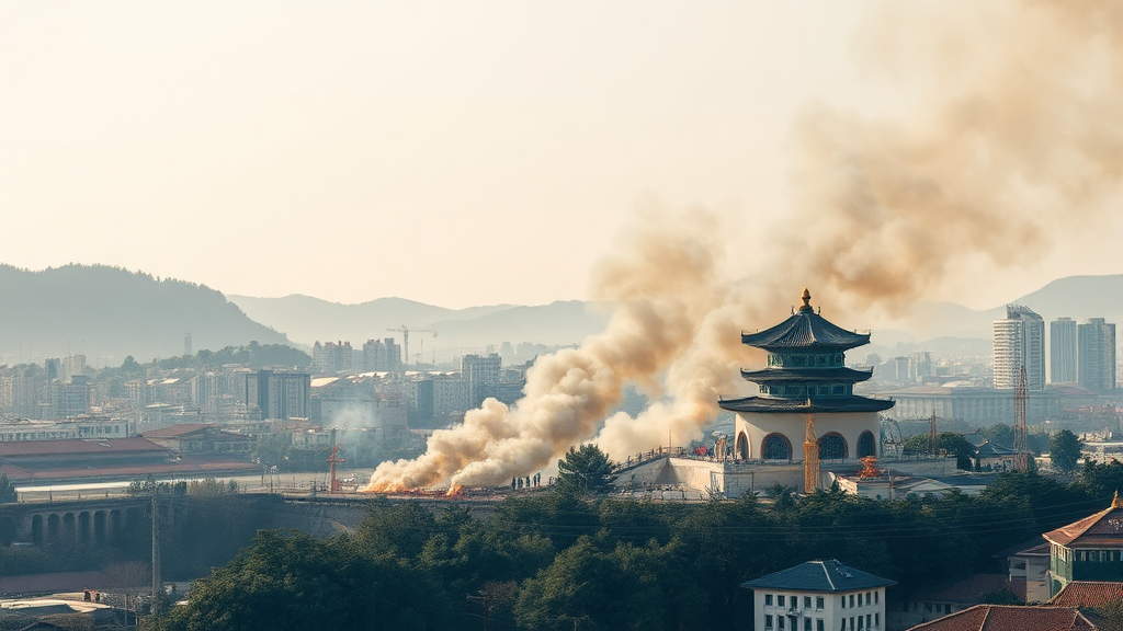 사회 문화 및 재난 현황 (realistic 스타일)