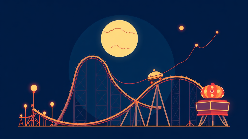 2025년 12월 8일, 주가 예측은? (illustration 스타일)