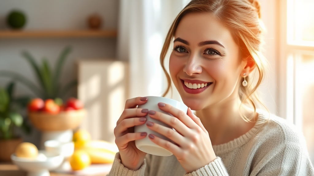 독감 예방, 면역력 관리가 필수! (realistic 스타일)