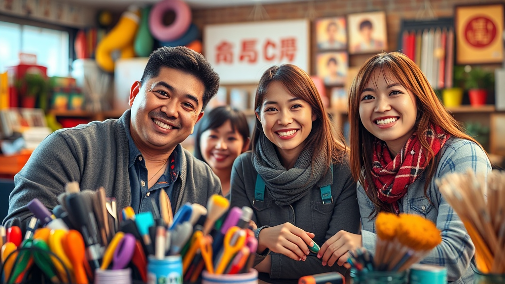 취미 모임, 어디서 찾을까? (realistic 스타일)