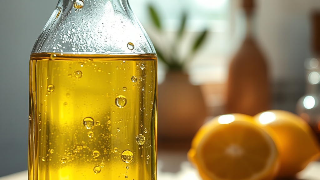 올리브오일 & 레몬즙 선택 (realistic 스타일)