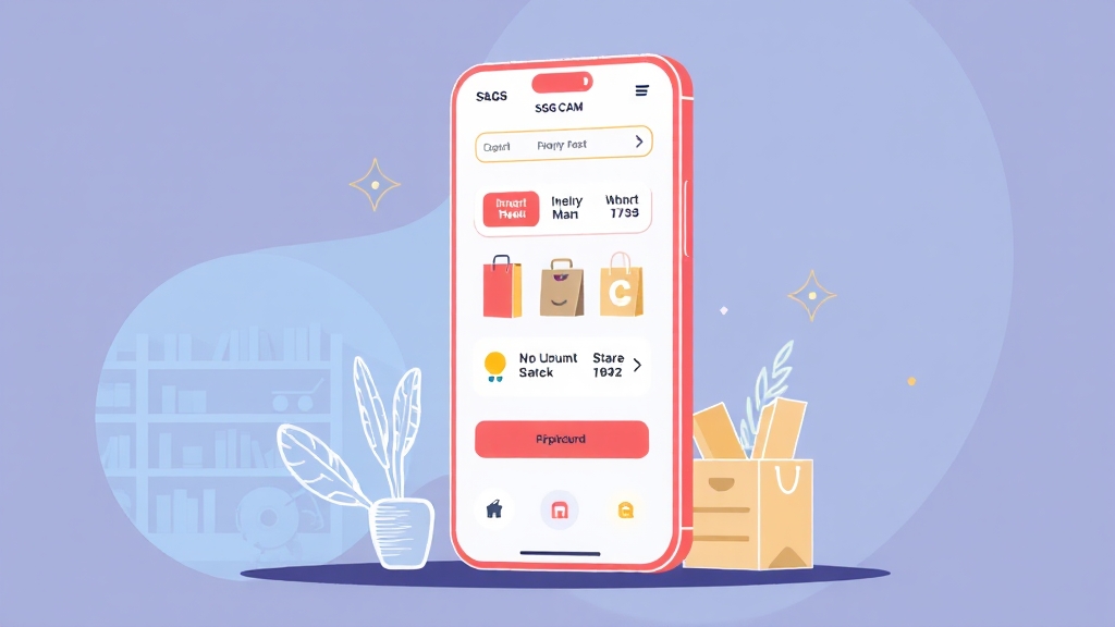 온라인/모바일 재고 조회 꿀팁 (illustration 스타일)