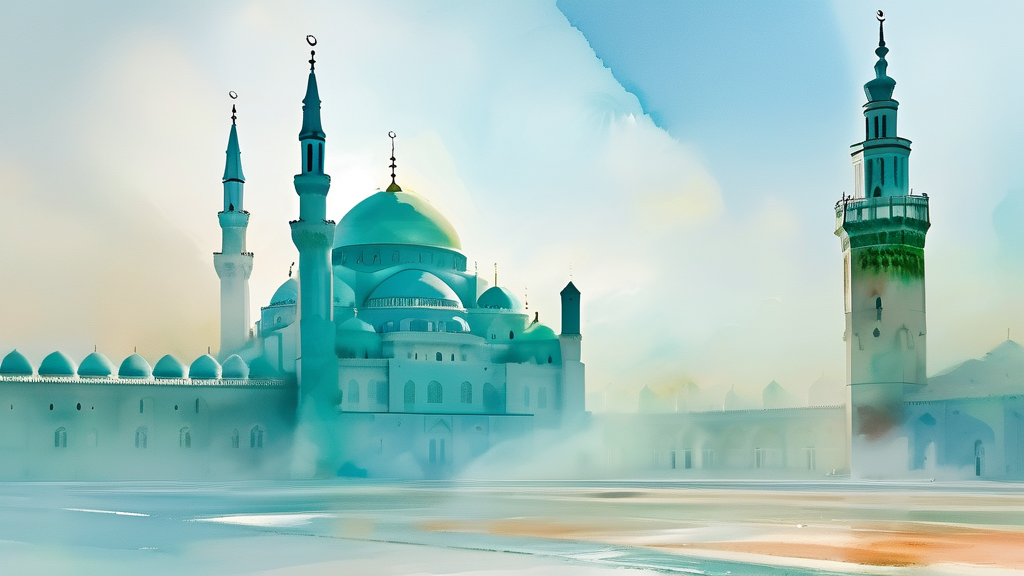 오늘 하루 주요 뉴스 브리핑 (watercolor 스타일)