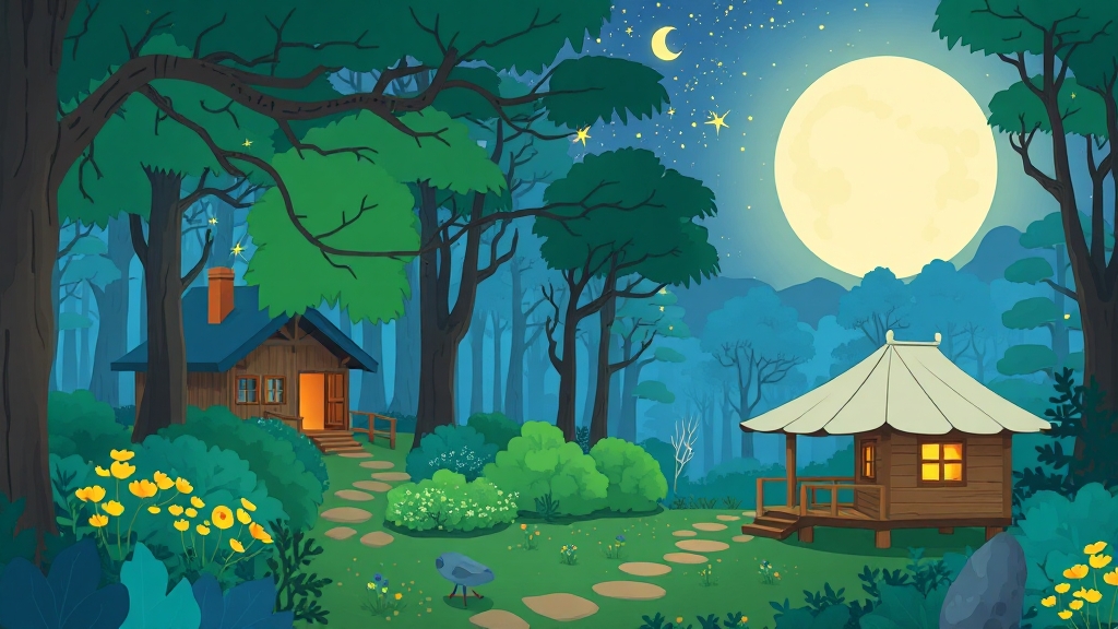 화담숲 근처 숙소 싸게 예약하는 방법 (cartoon 스타일)