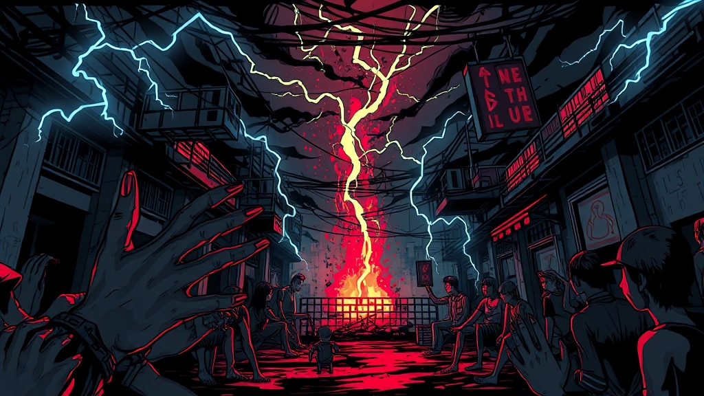 탈출자 및 내부자들의 생생한 증언 (illustration 스타일)