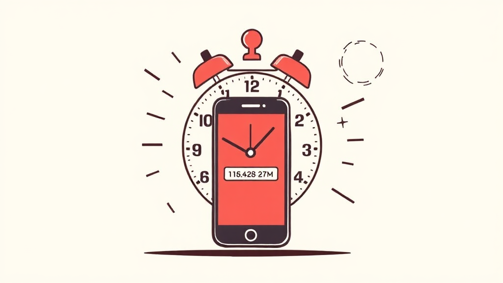 번호이동 지연 원인 분석 (illustration 스타일)