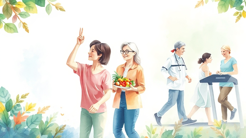 생활 습관 권장사항 (watercolor 스타일)