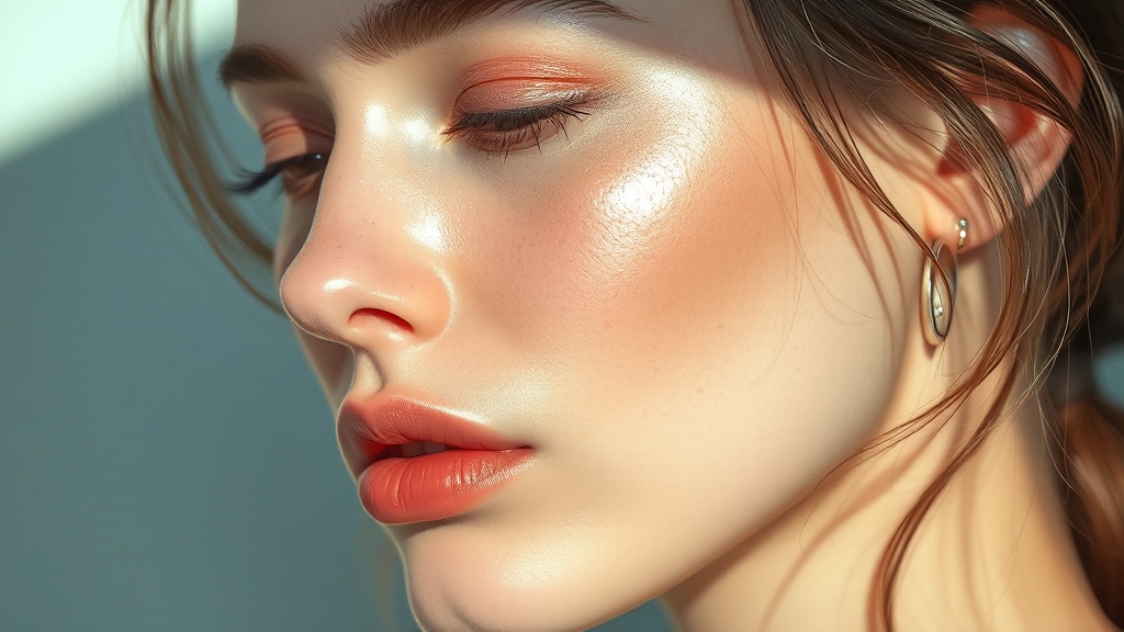 여름 쿨톤 피부, 어떻게 관리할까? (realistic 스타일)