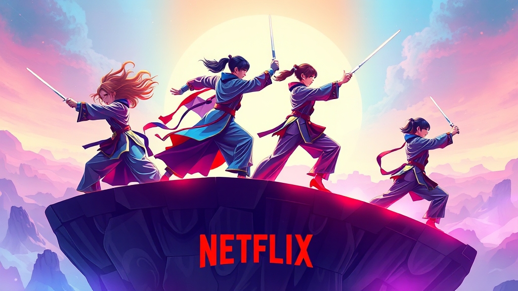 케이팝 데몬 헌터스 소개 (illustration 스타일)