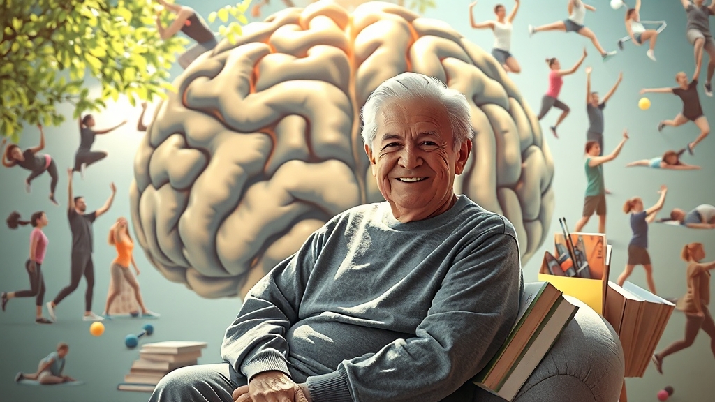 치매 예방, 왜 중요할까요? (realistic 스타일)