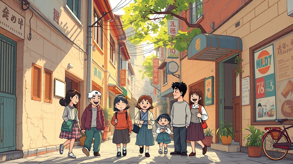 응답하라 시리즈 속 1988 (cartoon 스타일)