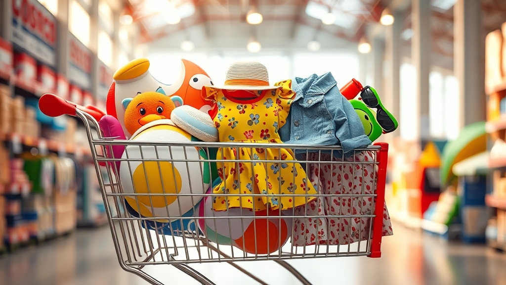 코스트코 7월 여름 상품 할인 (realistic 스타일)