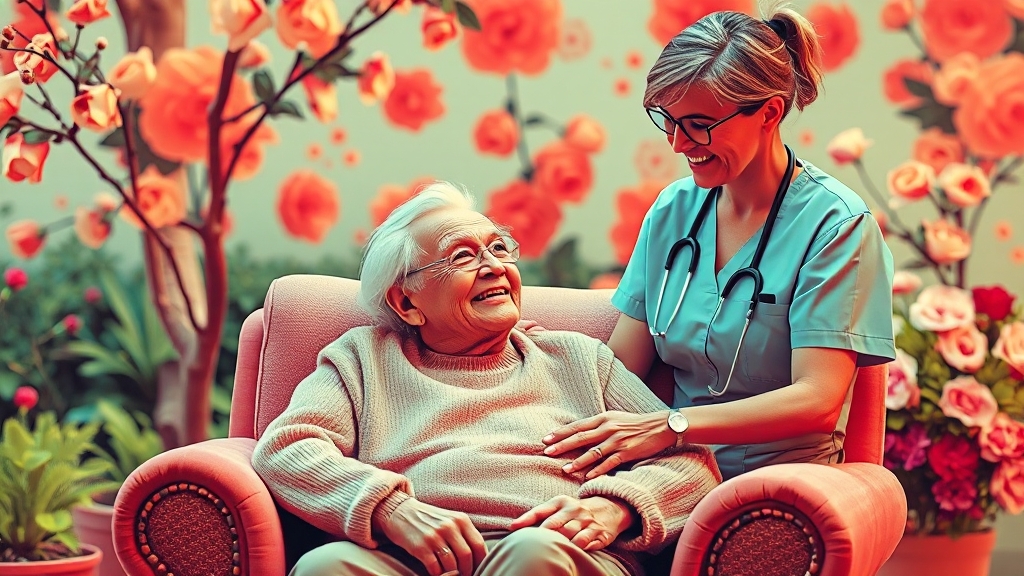 장기요양보험 급여 상세 안내 (popart 스타일)