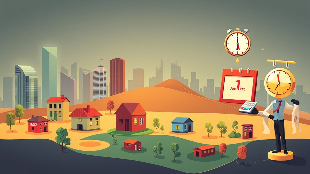 재산세, 무엇일까요? (cartoon 스타일)