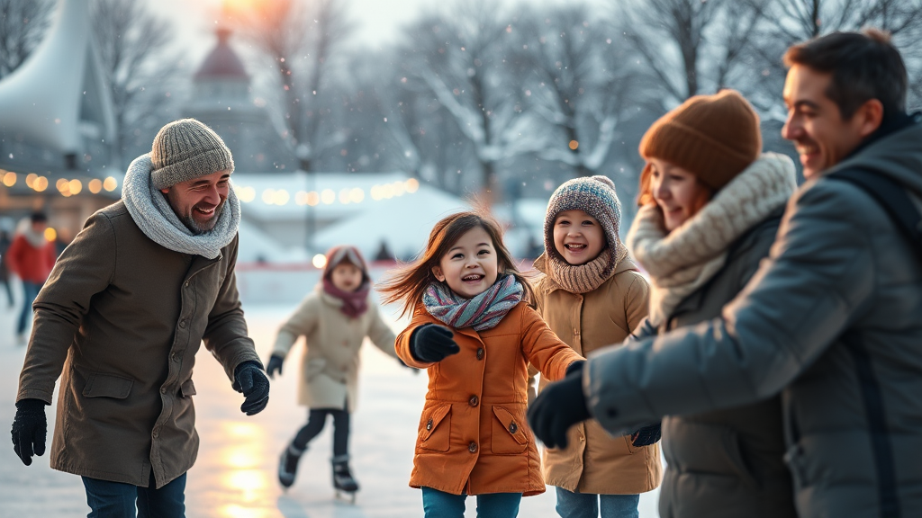 거북섬 스케이트장 개장 (realistic 스타일)