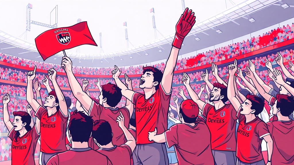 대한민국 대표팀 (illustration 스타일)