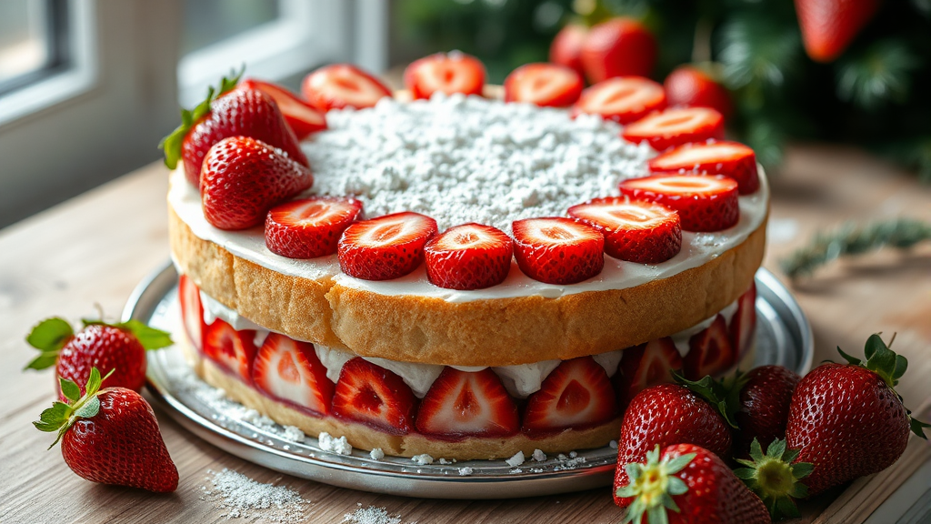 딸기시루 특징 및 차별점 (realistic 스타일)