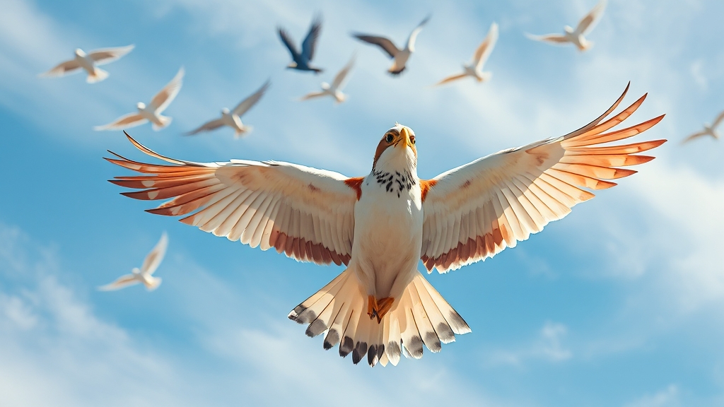 꿈 속 새 모습과 종류 (realistic 스타일)