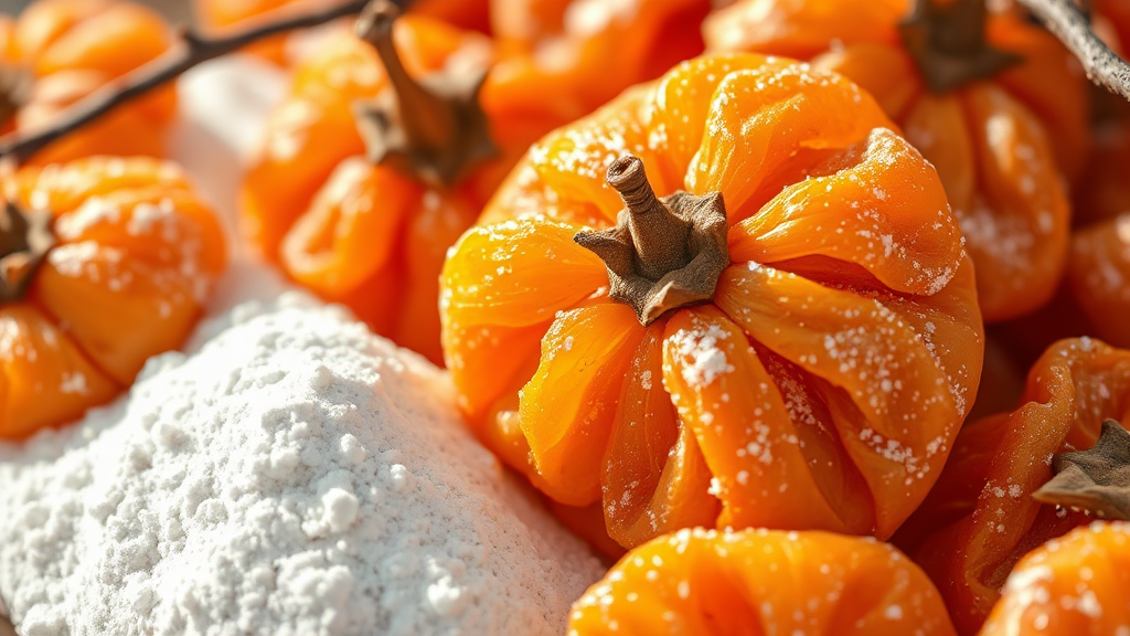 곶감이란 무엇인가? (realistic 스타일)