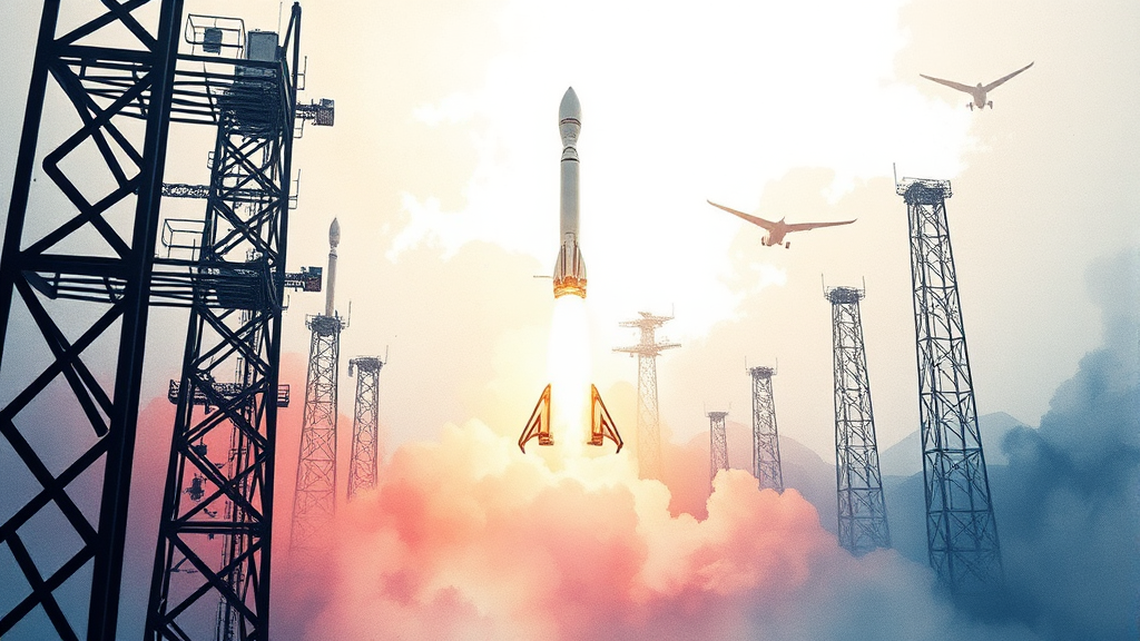 스페이스X IPO, 수혜 예상 분야는? (watercolor 스타일)