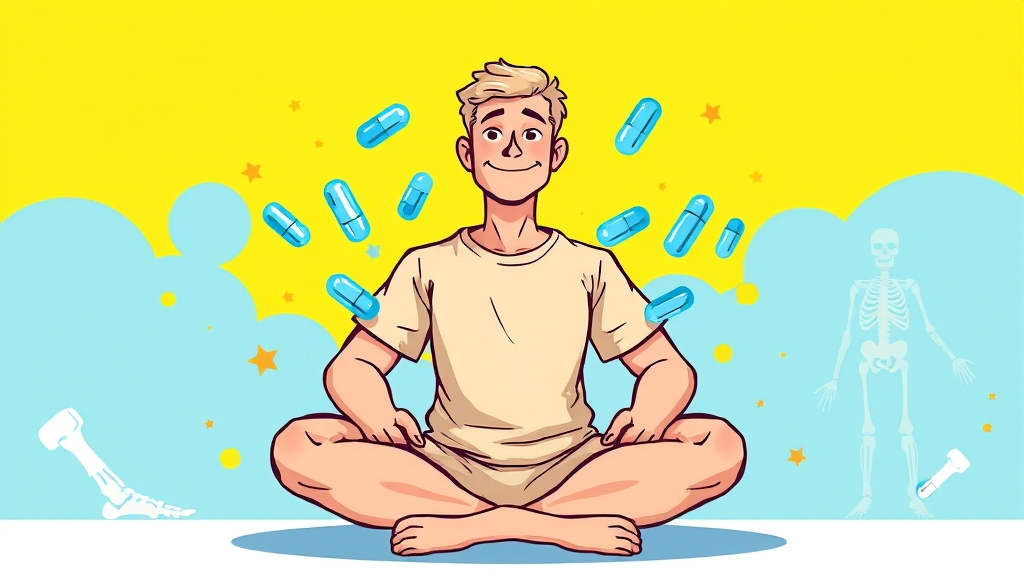 복용법 및 섭취 시 주의사항 (cartoon 스타일)